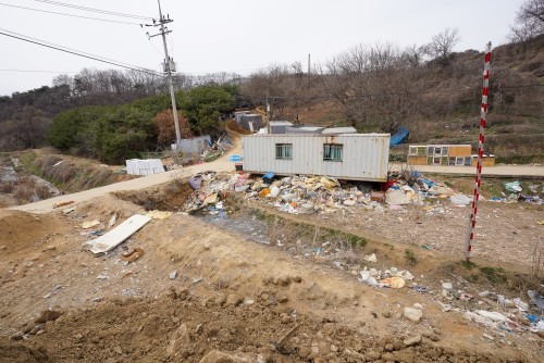 제241회 임시회 현안 및 주요 사업장 현장방문(인주 냉정리 미인가 유기동물보호소)
